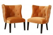 PAIR OF CISCO HOME BARREL-BACK