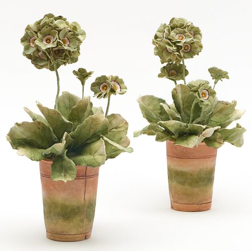 PAIR OF CLARE POTTER POTTERY MODELS