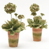 PAIR OF CLARE POTTER POTTERY M