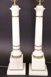 PAIR OF CLASSICAL COLUMN WHITE