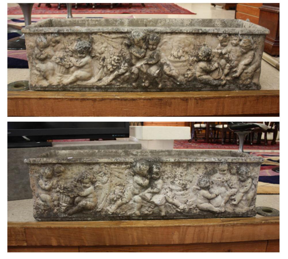 PAIR OF CLASSICAL CONCRETE GARDEN