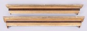 PAIR OF CLASSICAL GILDED AND M