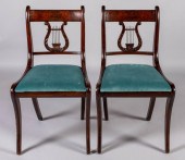 PAIR OF CLASSICAL MAHOGANY SID