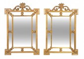 PAIR OF CLASSICAL STYLE GILTWO