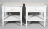 PAIR OF CLASSICAL STYLE WHITE