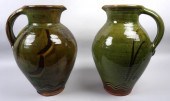 PAIR OF CLIVE BOWEN STUDIO POT