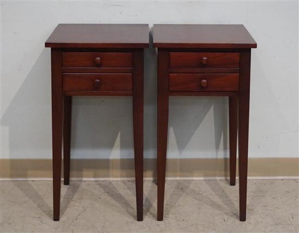 PAIR OF CLORE MAHOGANY BEDSIDE