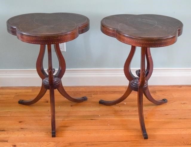 PAIR OF CLOVER TABLESA pair of