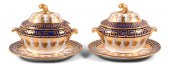 PAIR OF COALPORT GILT-DECORATE
