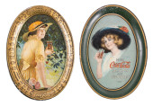 PAIR OF COCA-COLA LITHOGRAPHED