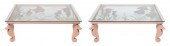 PAIR OF COFFEE TABLES BY DAVID