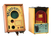 PAIR OF COIN-OPERATED COUNTER