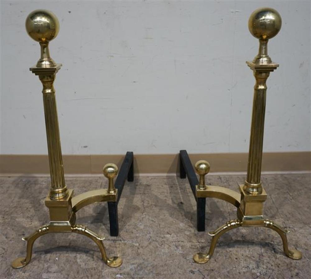 PAIR OF COLONIAL WILLIAMSBURG BRASS