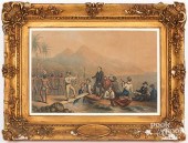 PAIR OF COLOR LITHOGRAPHSPair