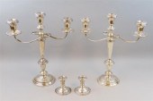 PAIR OF COLUMBIA SILVER THREE-