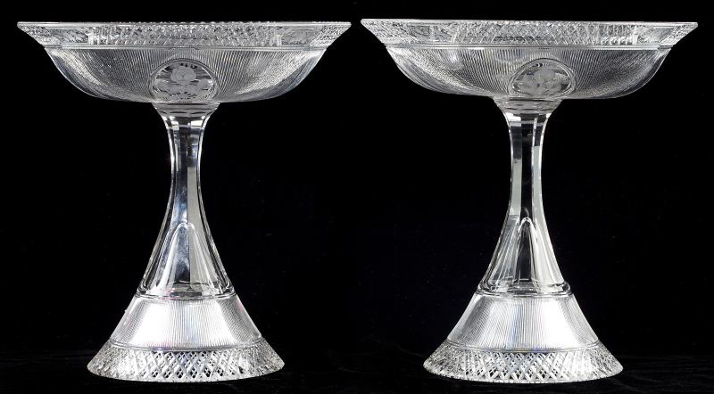 Pair of Compotes by H. P. Sinclaire