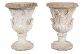 PAIR OF CONCRETE URN FORM PLAN