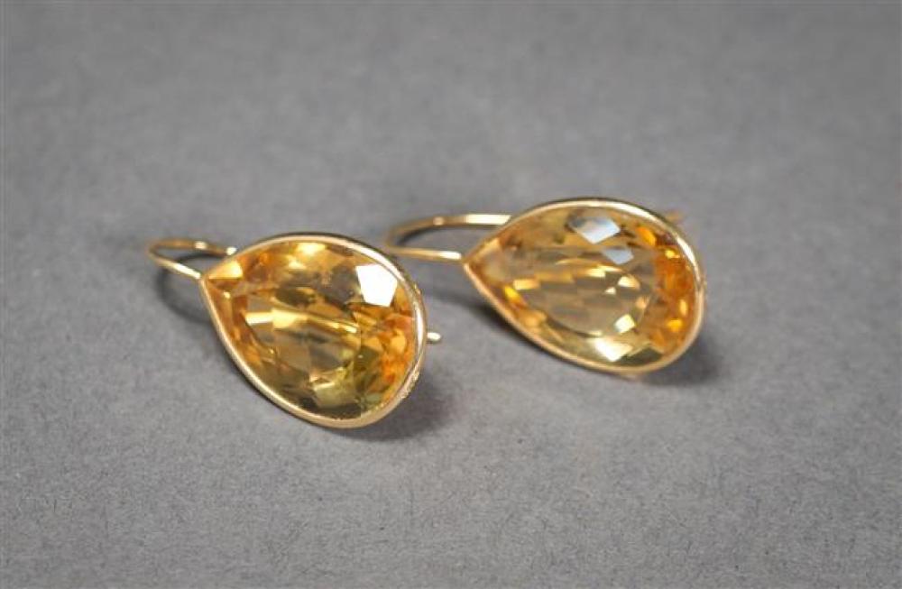 PAIR OF CONTEMPORARY 14-KARAT