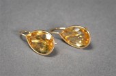PAIR OF CONTEMPORARY 14-KARAT