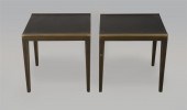 PAIR OF CONTEMPORARY ANTIQUED