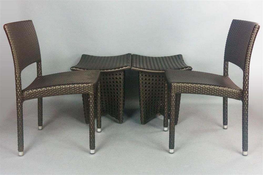 PAIR OF CONTEMPORARY DEDON SIDE