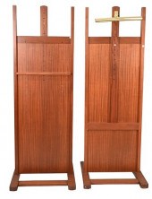PAIR OF CONTEMPORARY EASLES, O