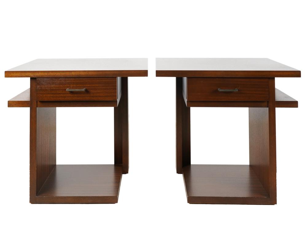 PAIR OF CONTEMPORARY END