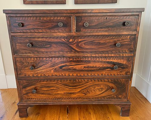 PAIR OF CONTEMPORARY FAUX GRAIN
