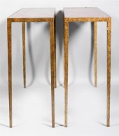 PAIR OF CONTEMPORARY GOLD PAIN