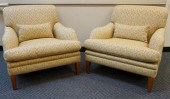 PAIR OF CONTEMPORARY GREEN PRI