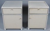 PAIR OF CONTEMPORARY GREY PAIN