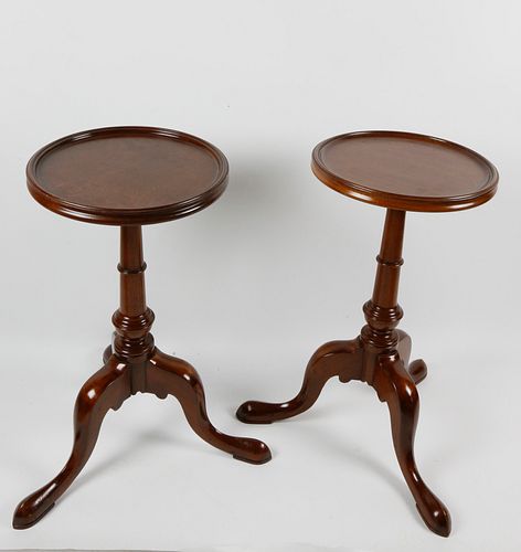 PAIR OF CONTEMPORARY MAHOGANY