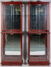PAIR OF CONTEMPORARY MAHOGANY