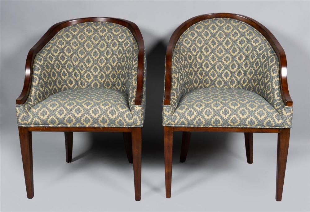 PAIR OF CONTEMPORARY MAHOGANY