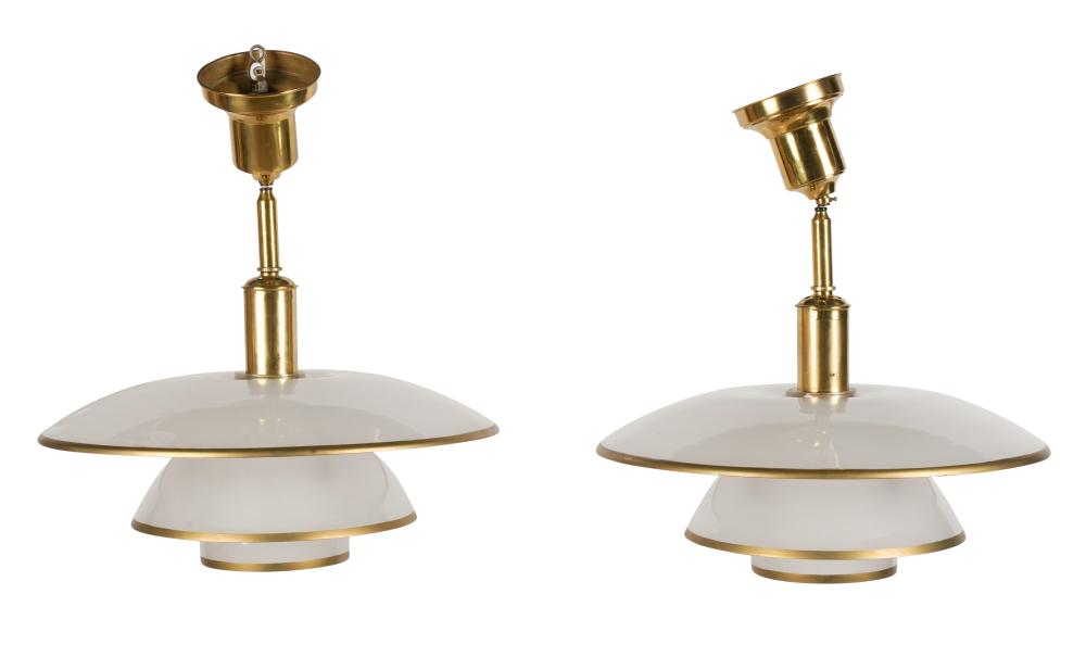 PAIR OF CONTEMPORARY METAL AND