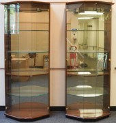 PAIR OF CONTEMPORARY MIRRORED-