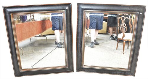 PAIR OF CONTEMPORARY MIRRORS,
