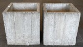 PAIR OF CONTEMPORARY OUTDOOR C