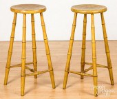 PAIR OF CONTEMPORARY PAINTED S