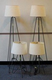 PAIR OF CONTEMPORARY PATINATED