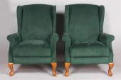 PAIR OF CONTEMPORARY RECLINING
