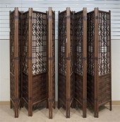 PAIR OF CONTEMPORARY TEAK SIX-