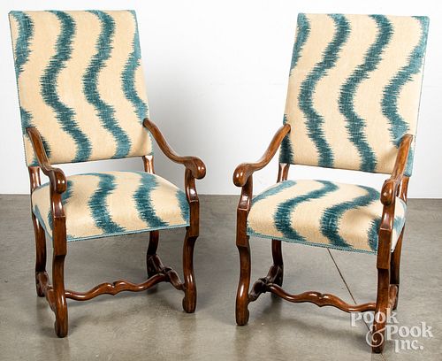 PAIR OF CONTEMPORARY UPHOLSTERED