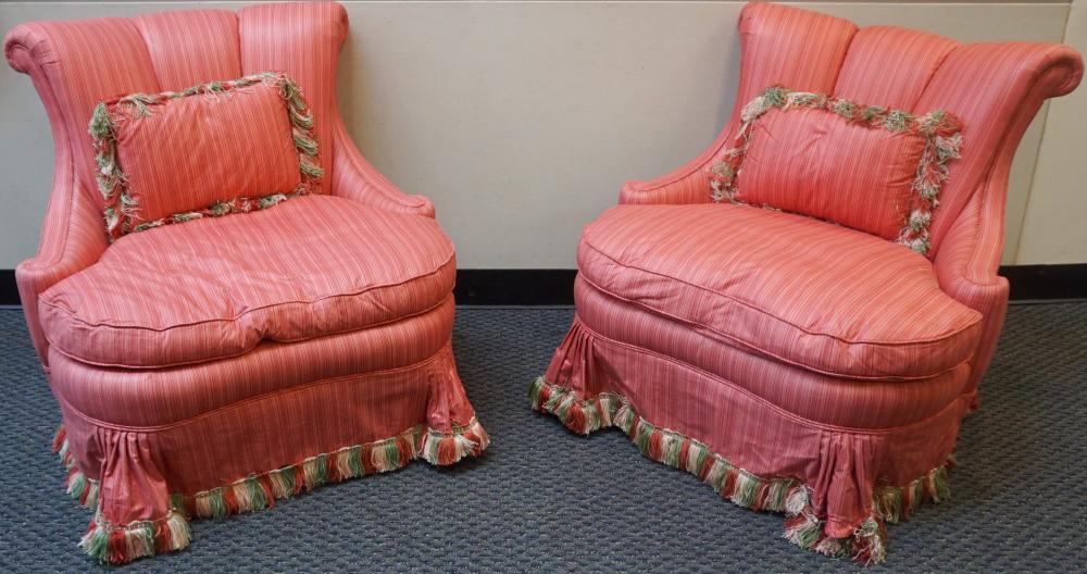 PAIR OF CONTEMPORARY UPHOLSTERED