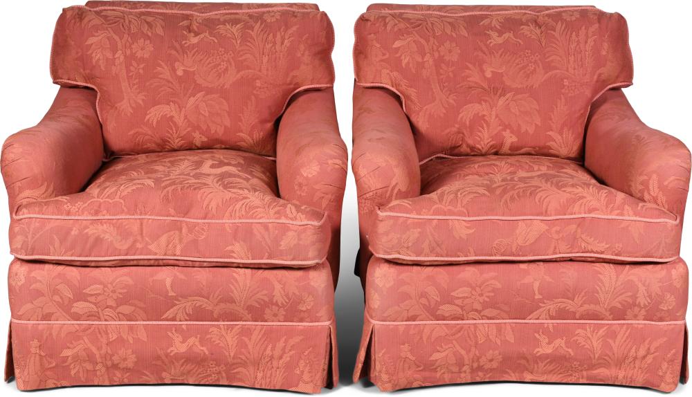 PAIR OF CONTEMPORARY UPHOLSTERED