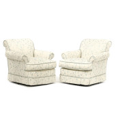 PAIR OF CONTEMPORARY UPHOLSTER