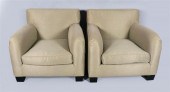 PAIR OF CONTEMPORARY UPHOLSTER