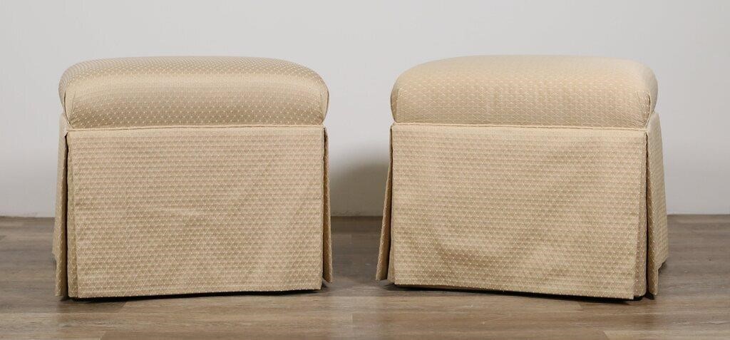PAIR OF CONTEMPORARY UPHOLSTERED