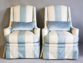 PAIR OF CONTEMPORARY UPHOLSTER
