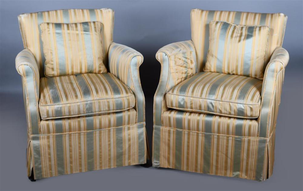 PAIR OF CONTEMPORARY UPHOLSTERED